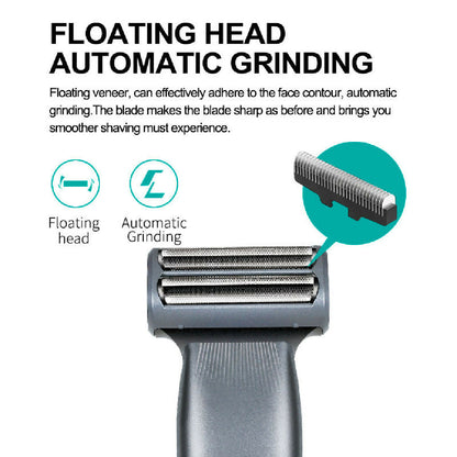 DALING 3IN1 Grooming Combo Set Floating Headutomatic Grinding Mens Electric Shaver
