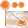 Sunflower Shape Cleaning Mop | 360° Rotating Extendable Microfiber | For Walls, Floors, Bathroom, Windows & Car Cleaning